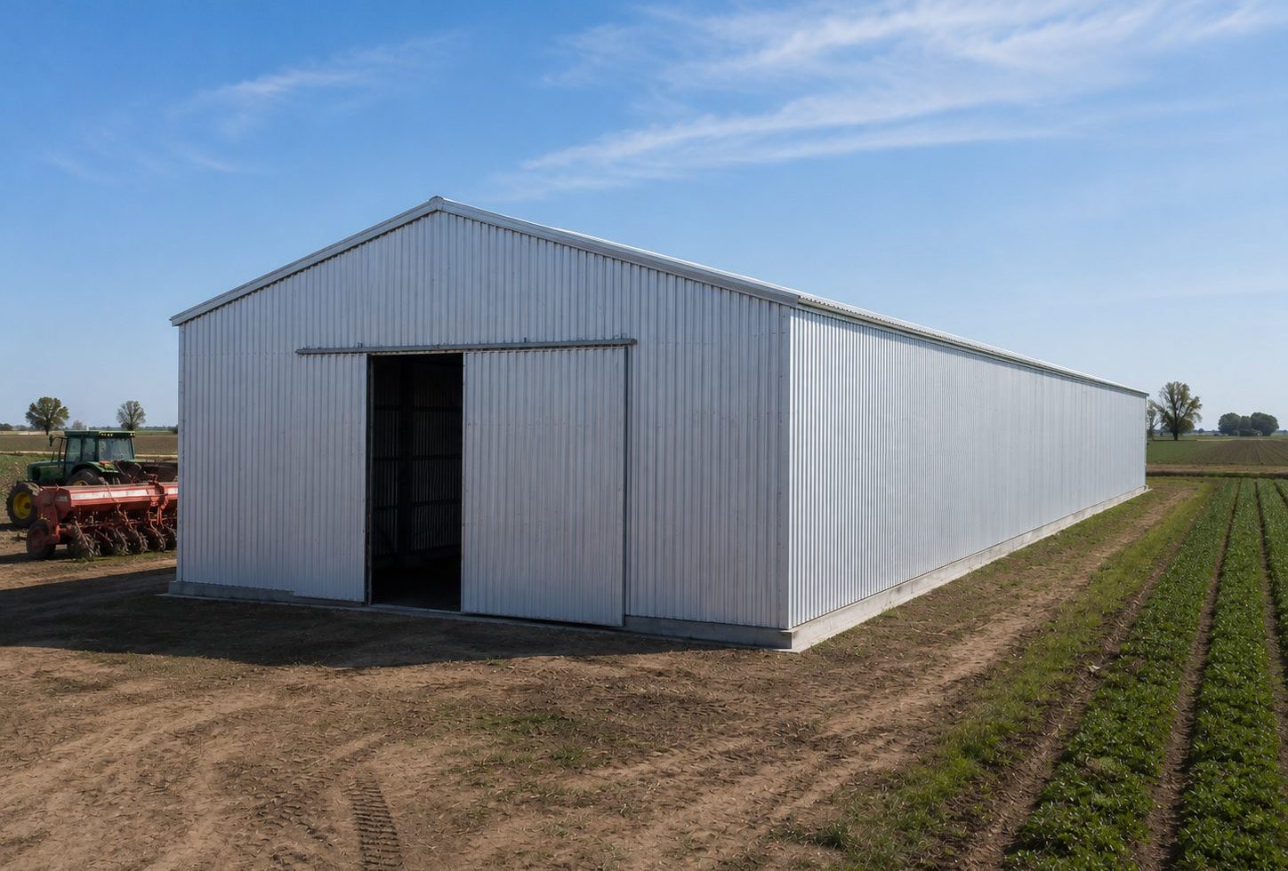 Galpón cerrado de 480 m²